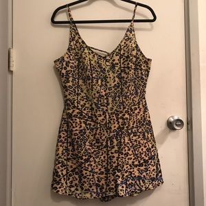 Printed romper